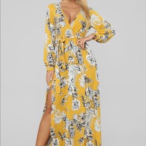Fashion Nova: Lost in Thought Floral Wrap Dress